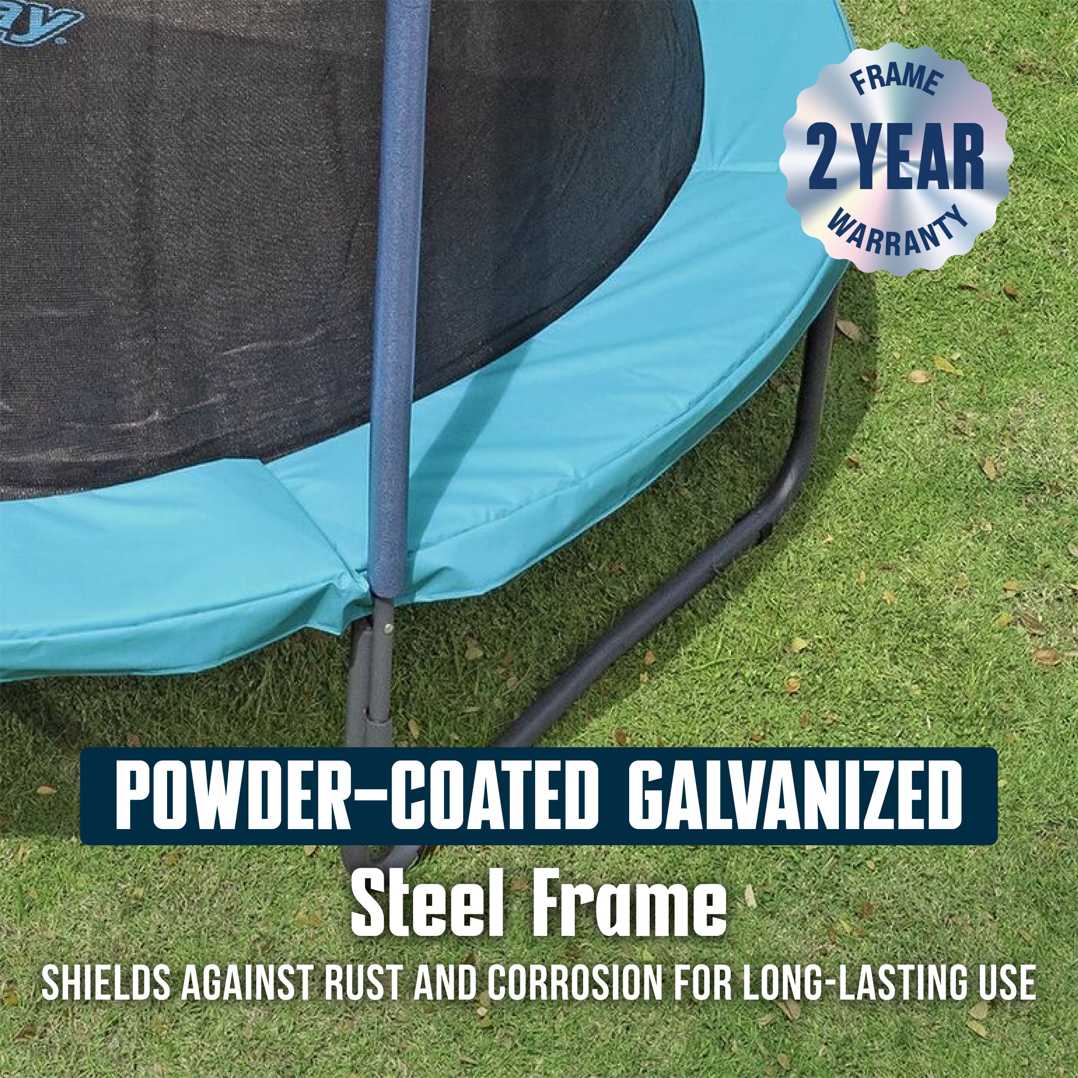 Bestway Xtreme Air 10 ft Outdoor Trampoline for Kids & Adults, No-Gap Enclosure, Foam-Padded Poles